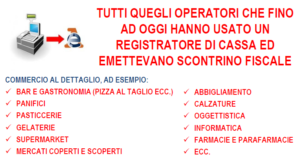 Obbligo di utilizzo registratore RT