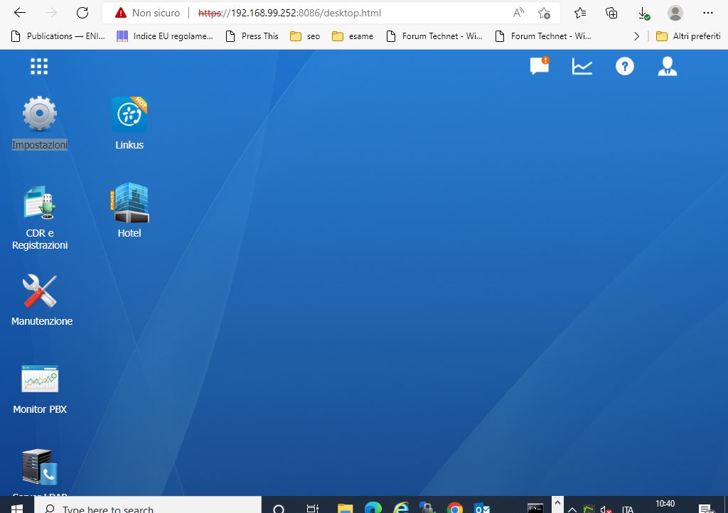 Interfaccia di programmazione tramite web